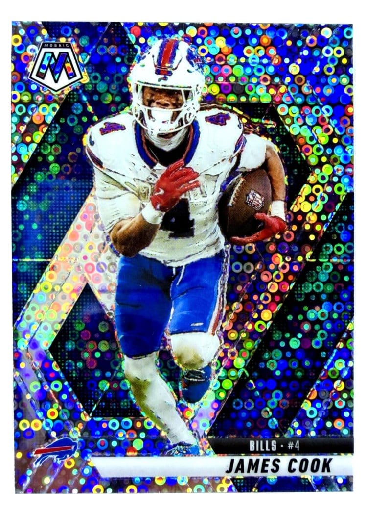 2025 Panini Mosaic Base Set James Cook #201 card