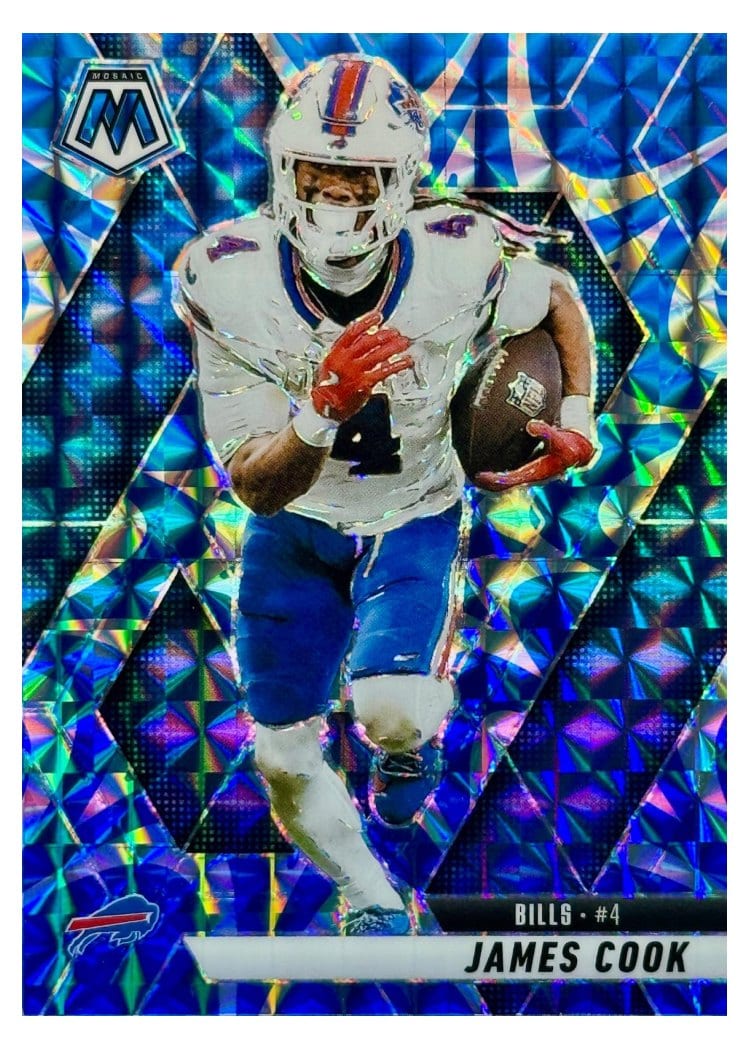 2025 Panini Mosaic Base Set James Cook #201 card