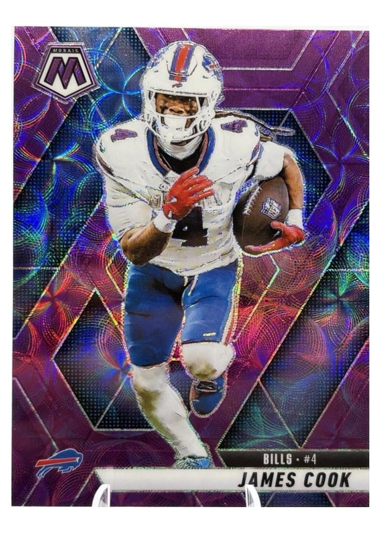 2025 Panini Mosaic Base Set James Cook #201 card