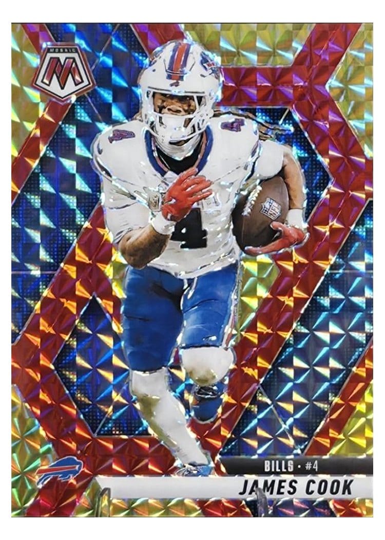 2025 Panini Mosaic Base Set James Cook #201 card