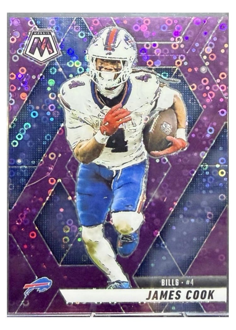 2025 Panini Mosaic Base Set James Cook #201 card