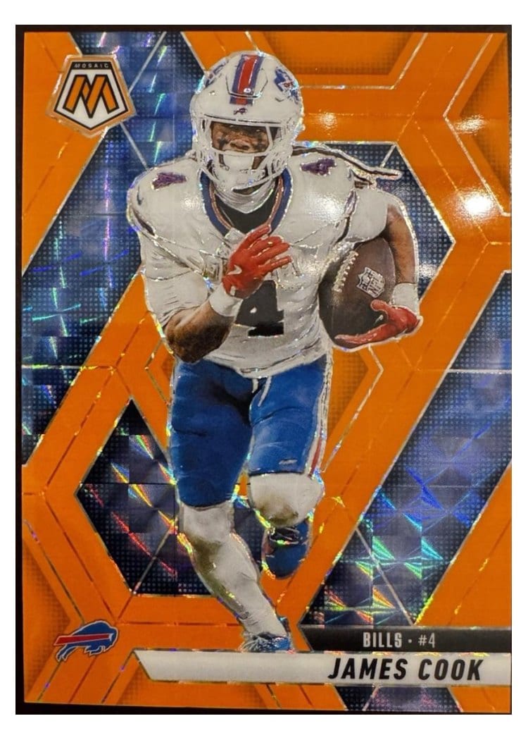 2025 Panini Mosaic Base Set James Cook #201 card