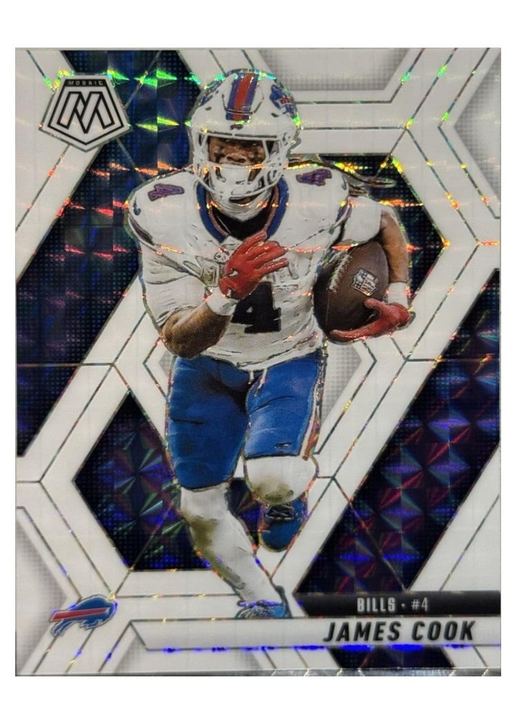 2025 Panini Mosaic Base Set James Cook #201 card