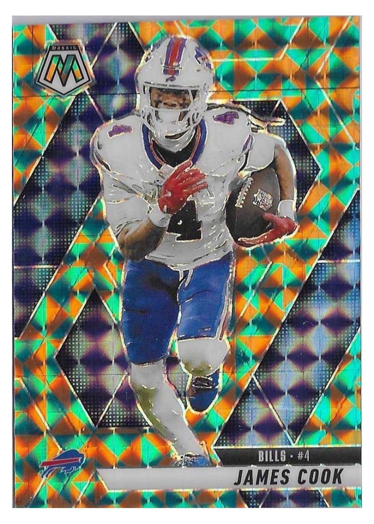 2025 Panini Mosaic Base Set James Cook #201 card