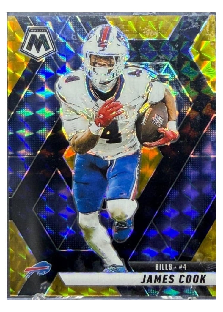 2025 Panini Mosaic Base Set James Cook #201 card