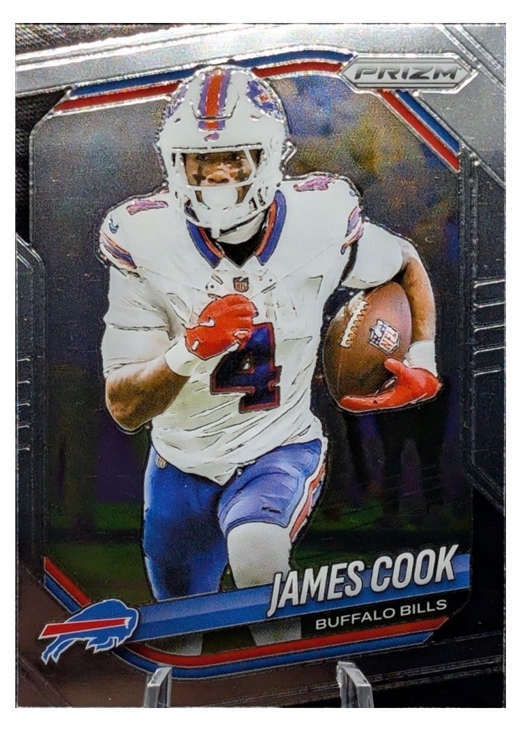 2025 Panini Prizm Base Set James Cook #27 card