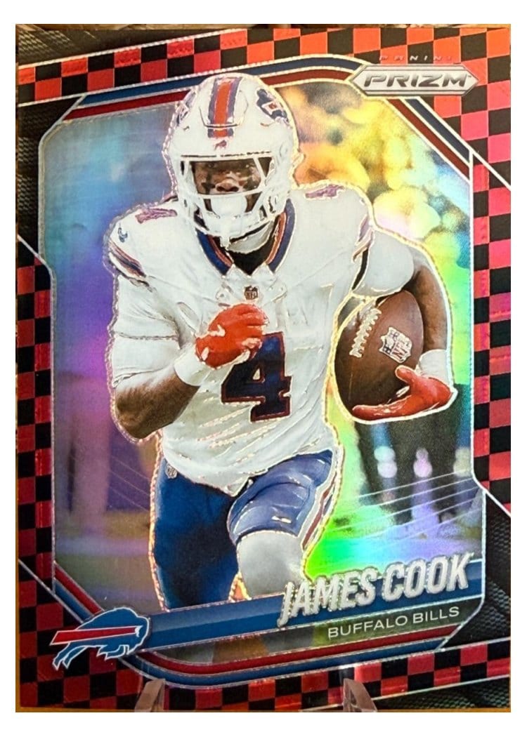 2025 Panini Prizm Base Set James Cook #27 card
