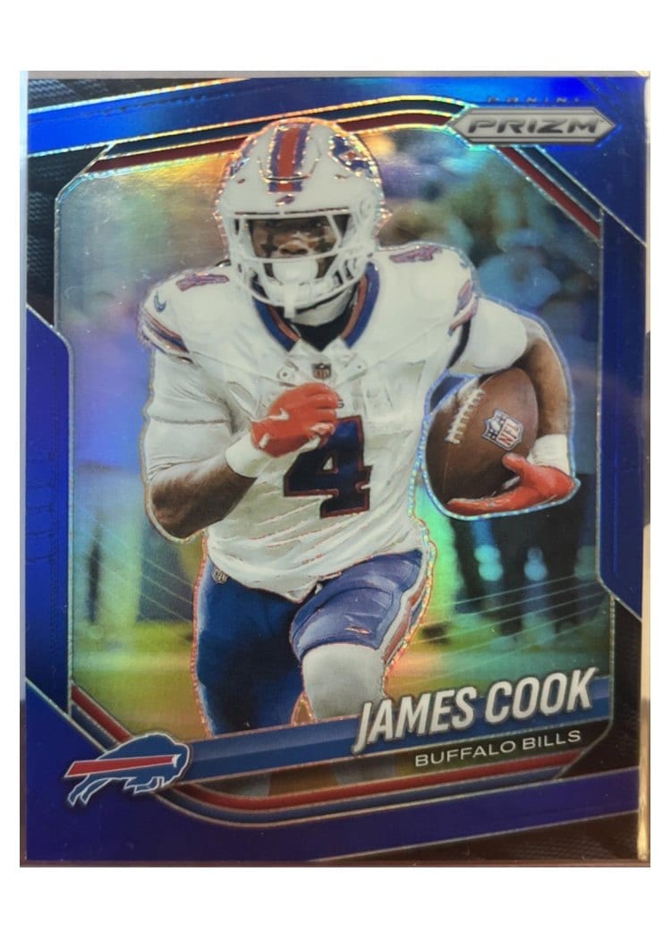 2025 Panini Prizm Base Set James Cook #27 card