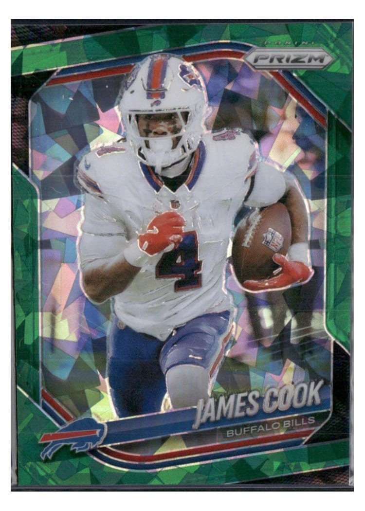 2025 Panini Prizm Base Set James Cook #27 card