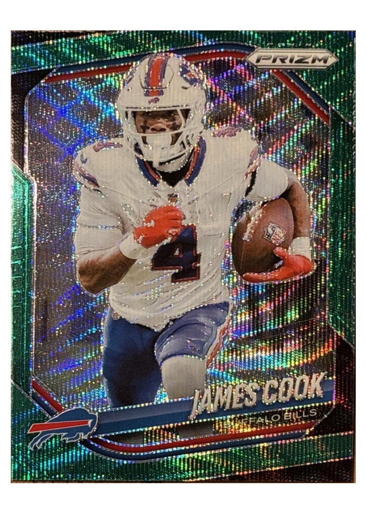 2025 Panini Prizm Base Set James Cook #27 card