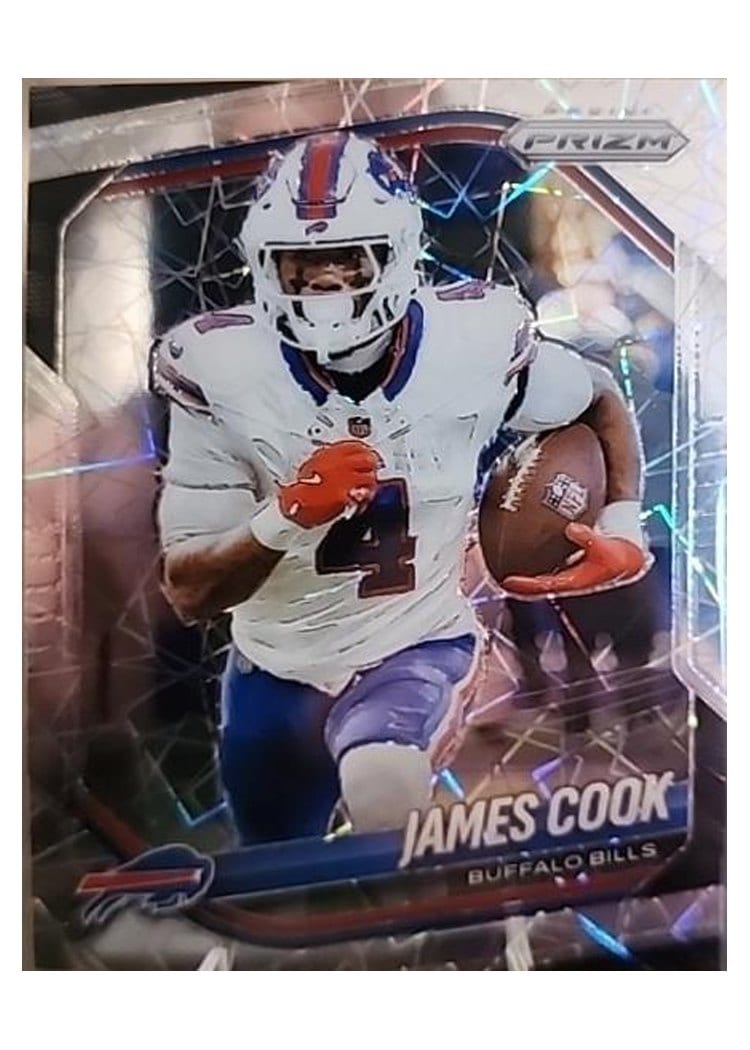 2025 Panini Prizm Base Set James Cook #27 card
