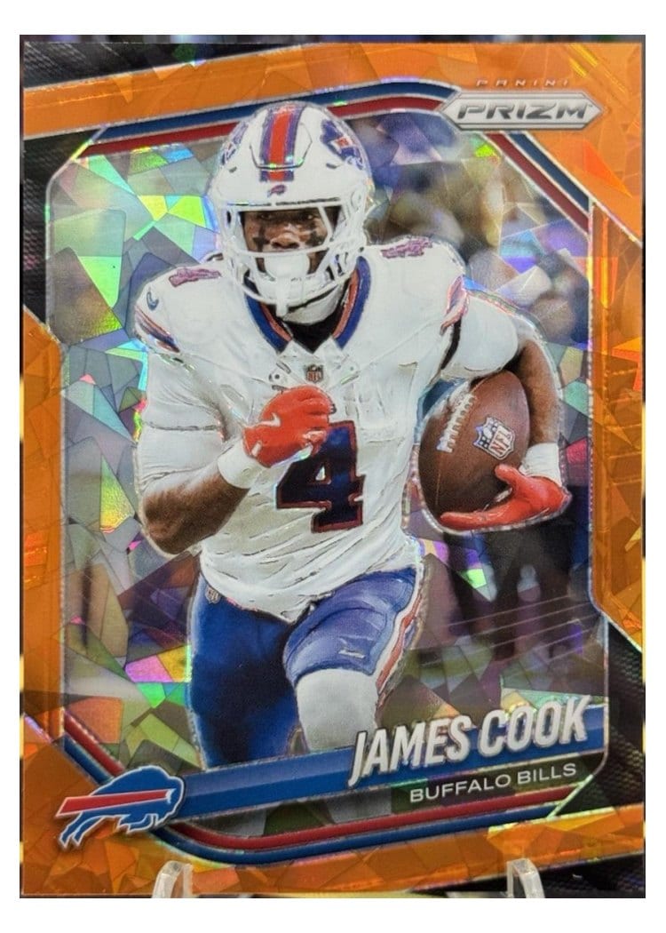 2025 Panini Prizm Base Set James Cook #27 card