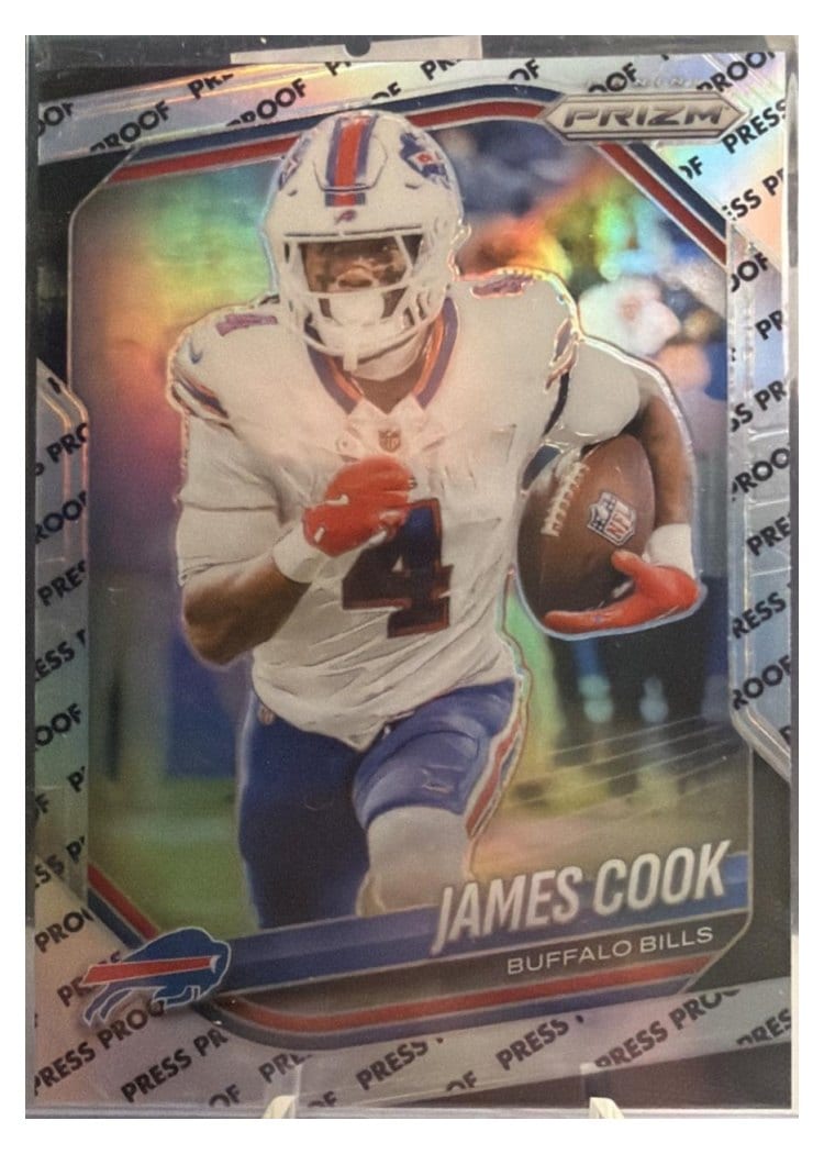 2025 Panini Prizm Base Set James Cook #27 card