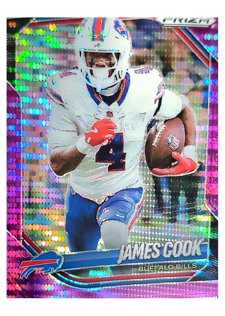 2025 Panini Prizm Base Set James Cook #27 card