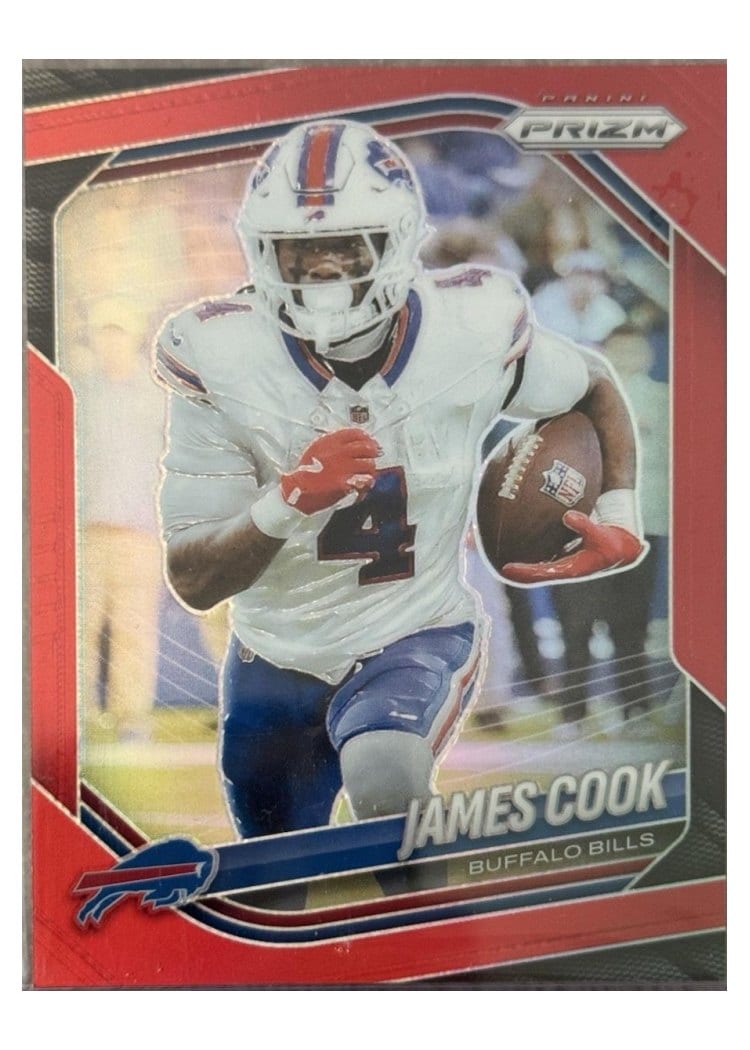 2025 Panini Prizm Base Set James Cook #27 card