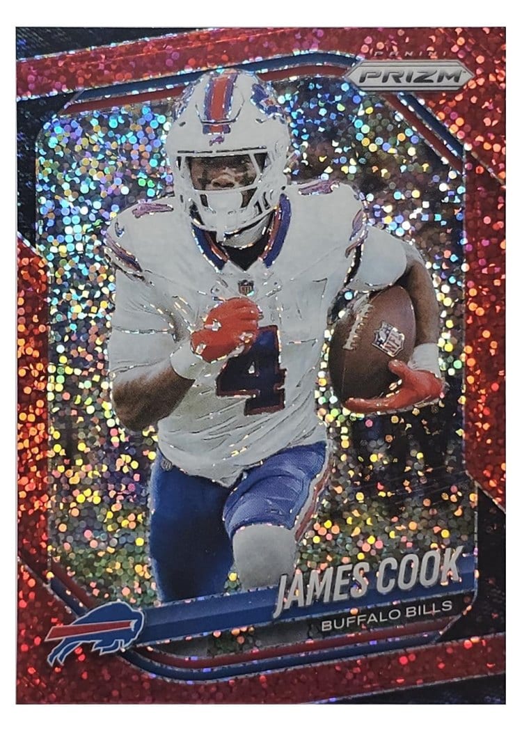 2025 Panini Prizm Base Set James Cook #27 card