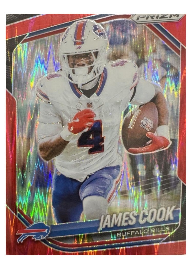 2025 Panini Prizm Base Set James Cook #27 card