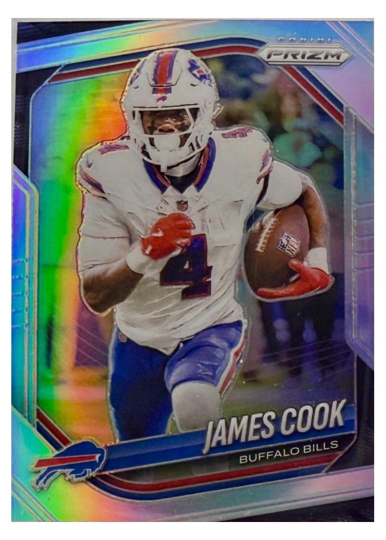 2025 Panini Prizm Base Set James Cook #27 card