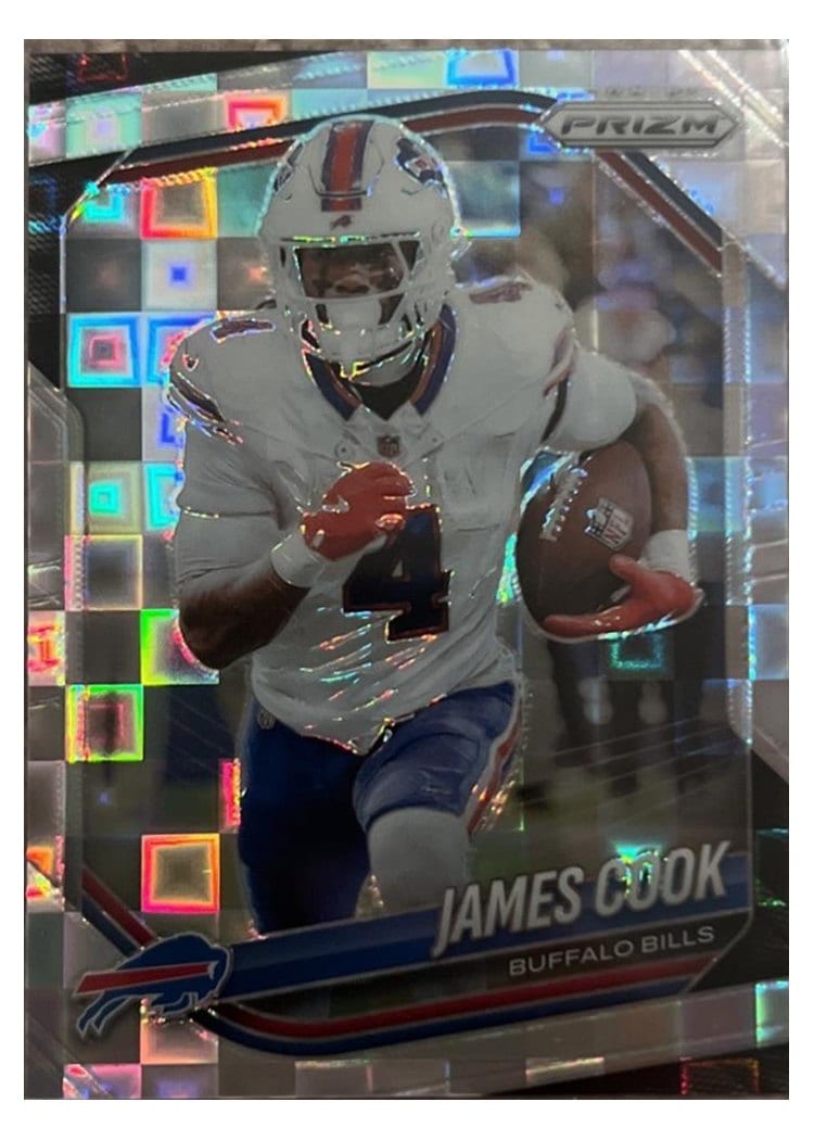 2025 Panini Prizm Base Set James Cook #27 card