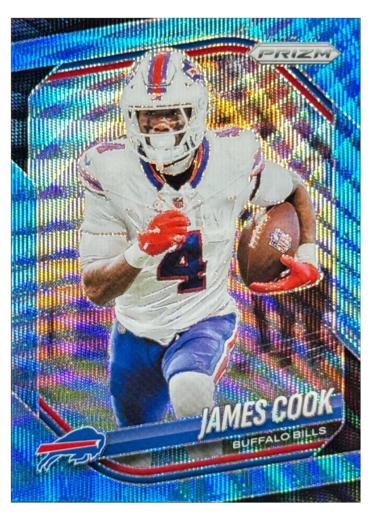 2025 Panini Prizm Base Set James Cook #27 card