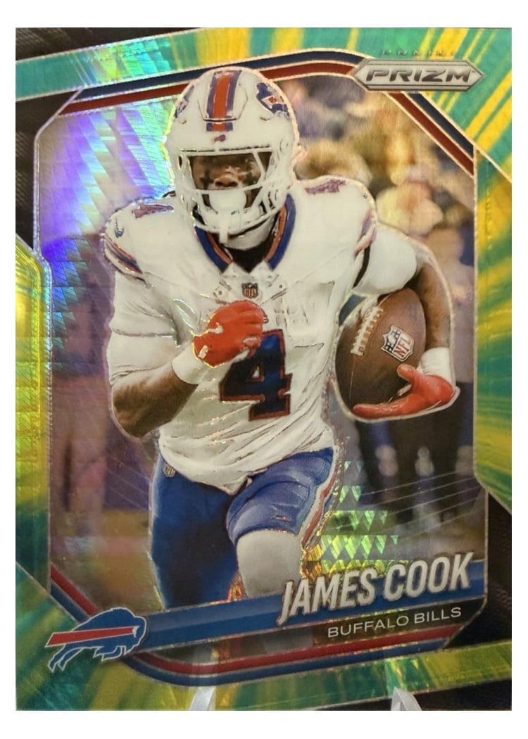 2025 Panini Prizm Base Set James Cook #27 card