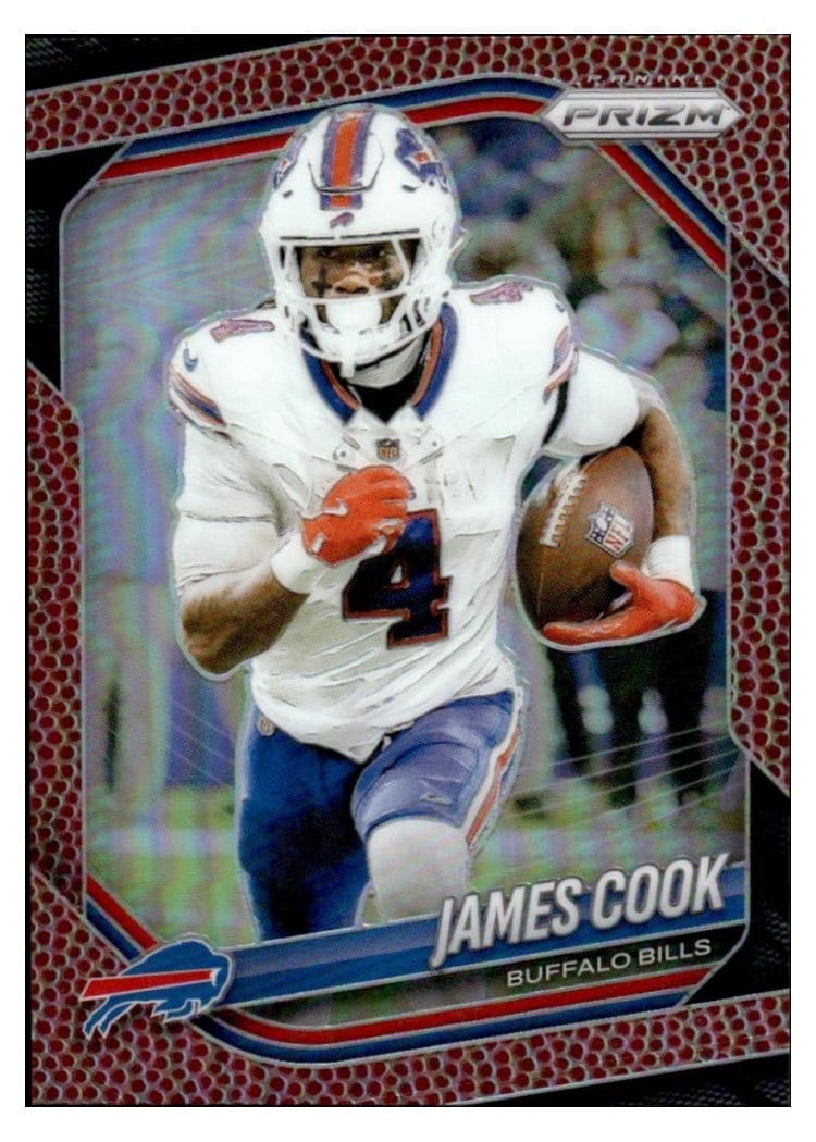 2025 Panini Prizm Base Set James Cook #27 card