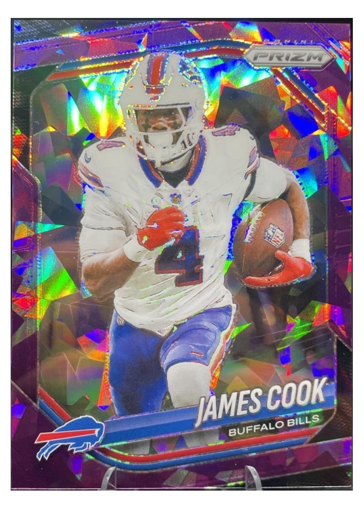 2025 Panini Prizm Base Set James Cook #27 card