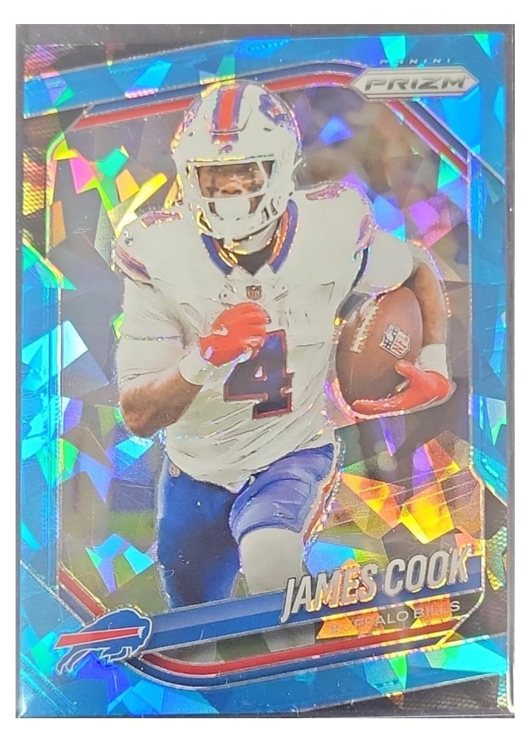 2025 Panini Prizm Base Set James Cook #27 card