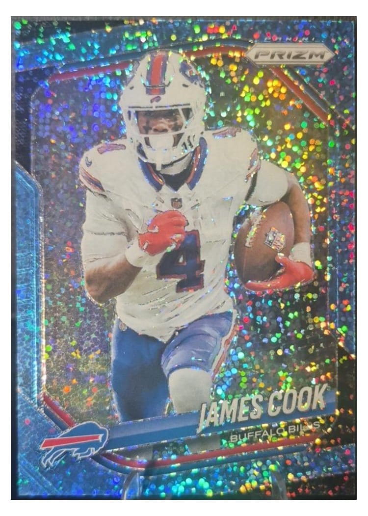 2025 Panini Prizm Base Set James Cook #27 card