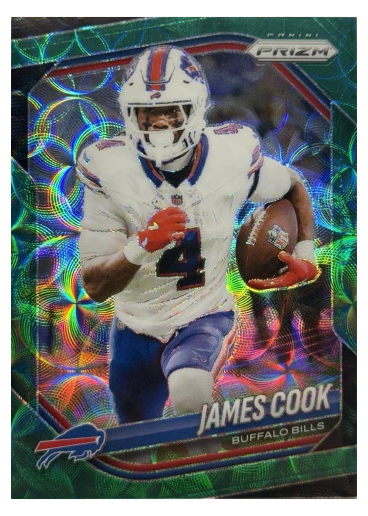 2025 Panini Prizm Base Set James Cook #27 card