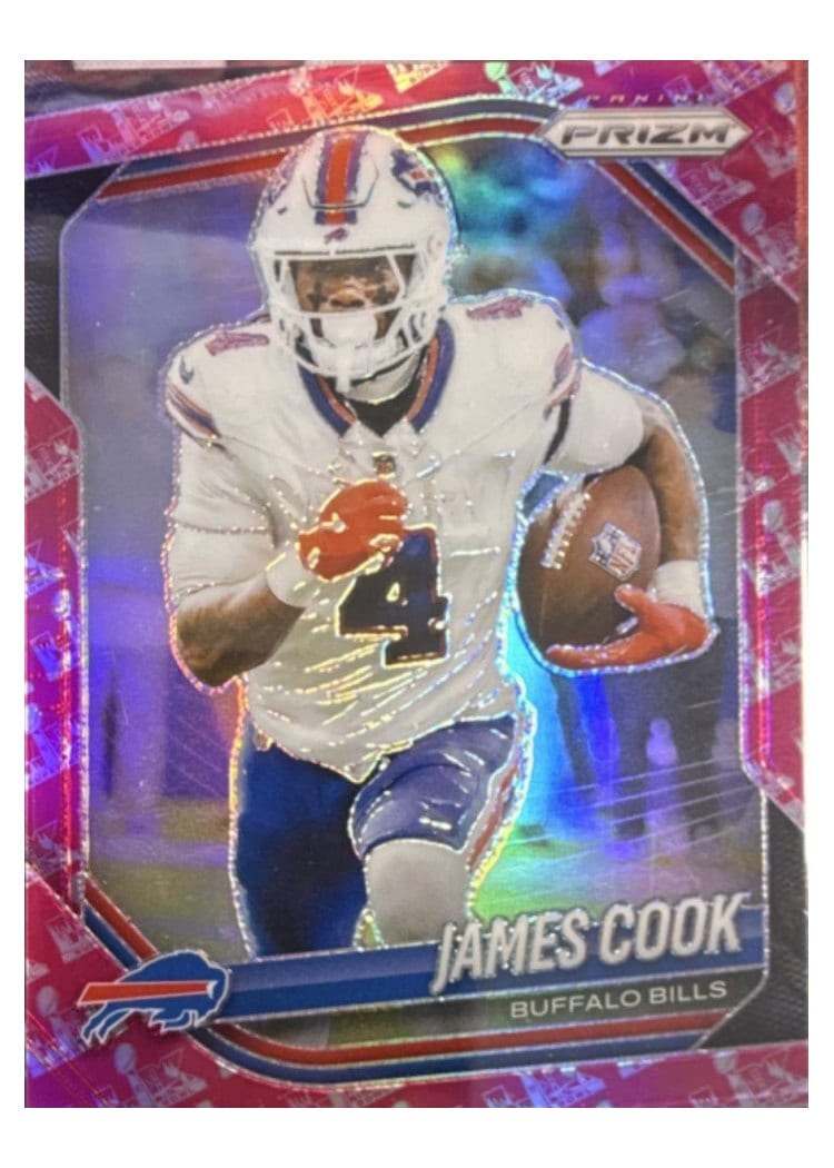 2025 Panini Prizm Base Set James Cook #27 card