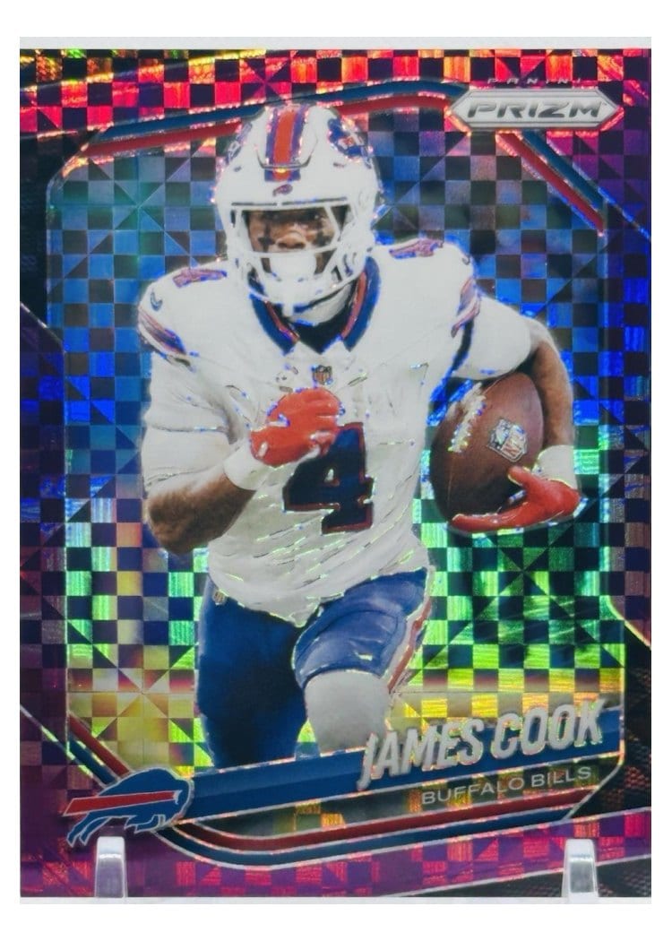 2025 Panini Prizm Base Set James Cook #27 card