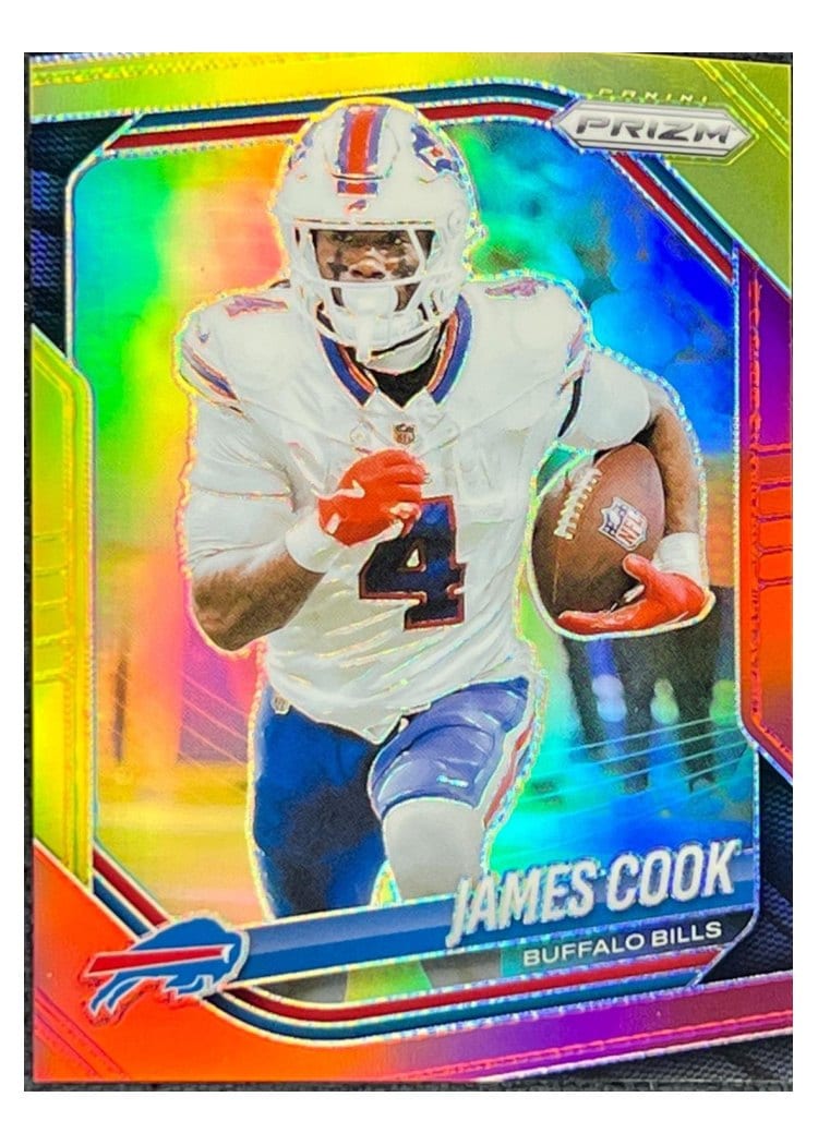 2025 Panini Prizm Base Set James Cook #27 card
