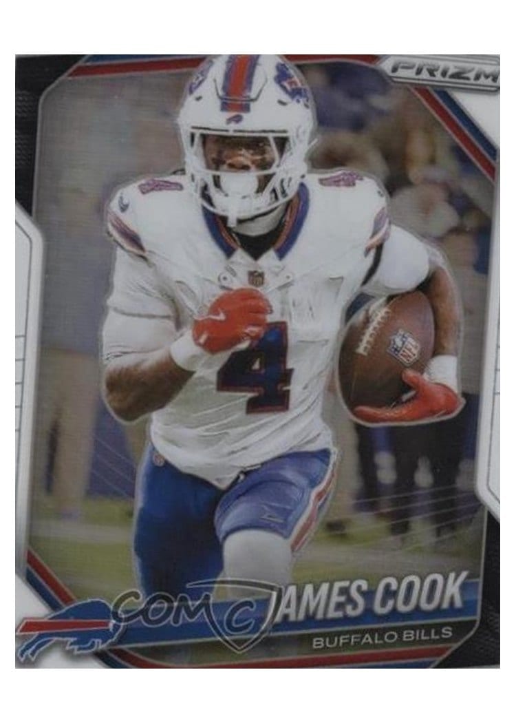 2025 Panini Prizm Base Set James Cook #27 card