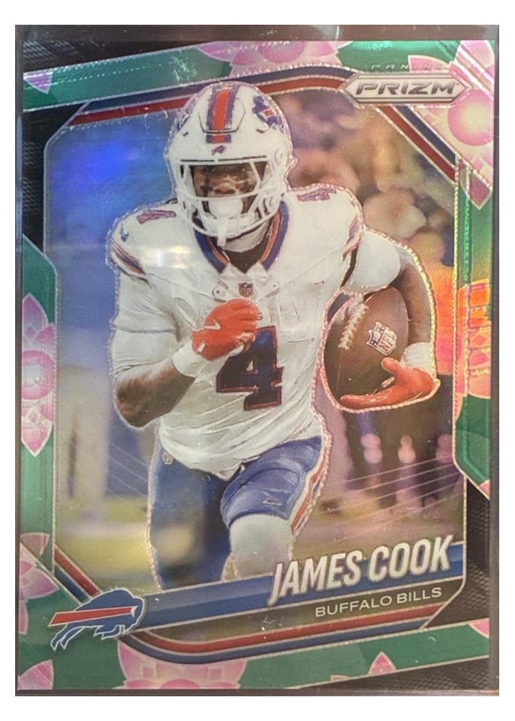 2025 Panini Prizm Base Set James Cook #27 card