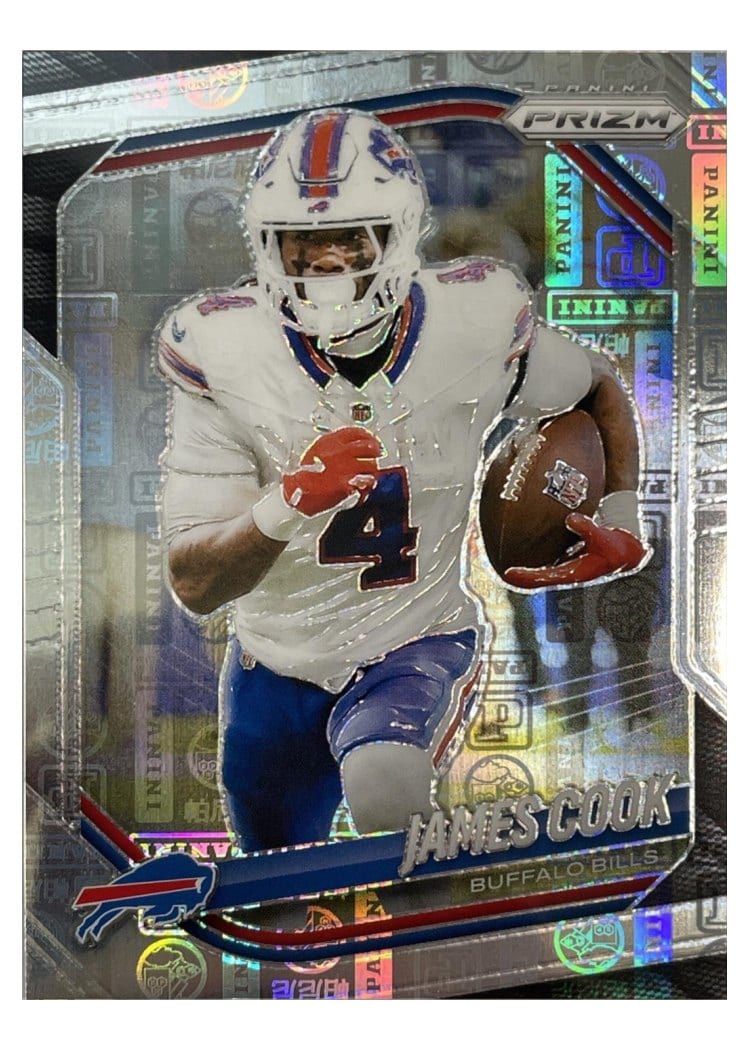 2025 Panini Prizm Base Set James Cook #27 card