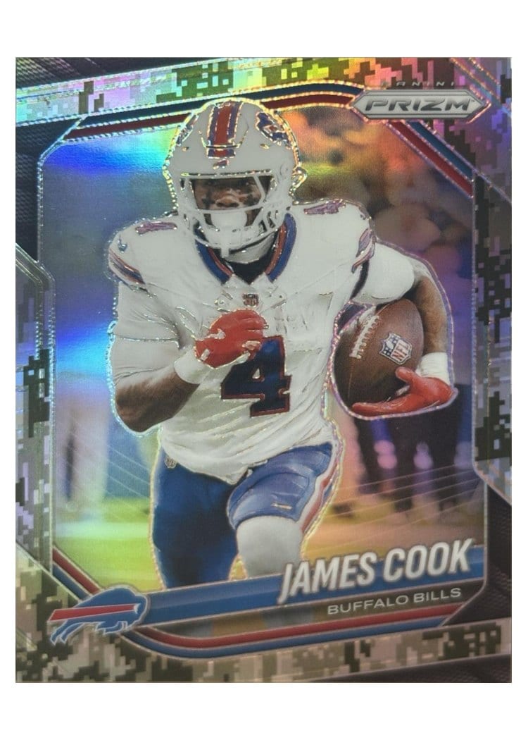 2025 Panini Prizm Base Set James Cook #27 card