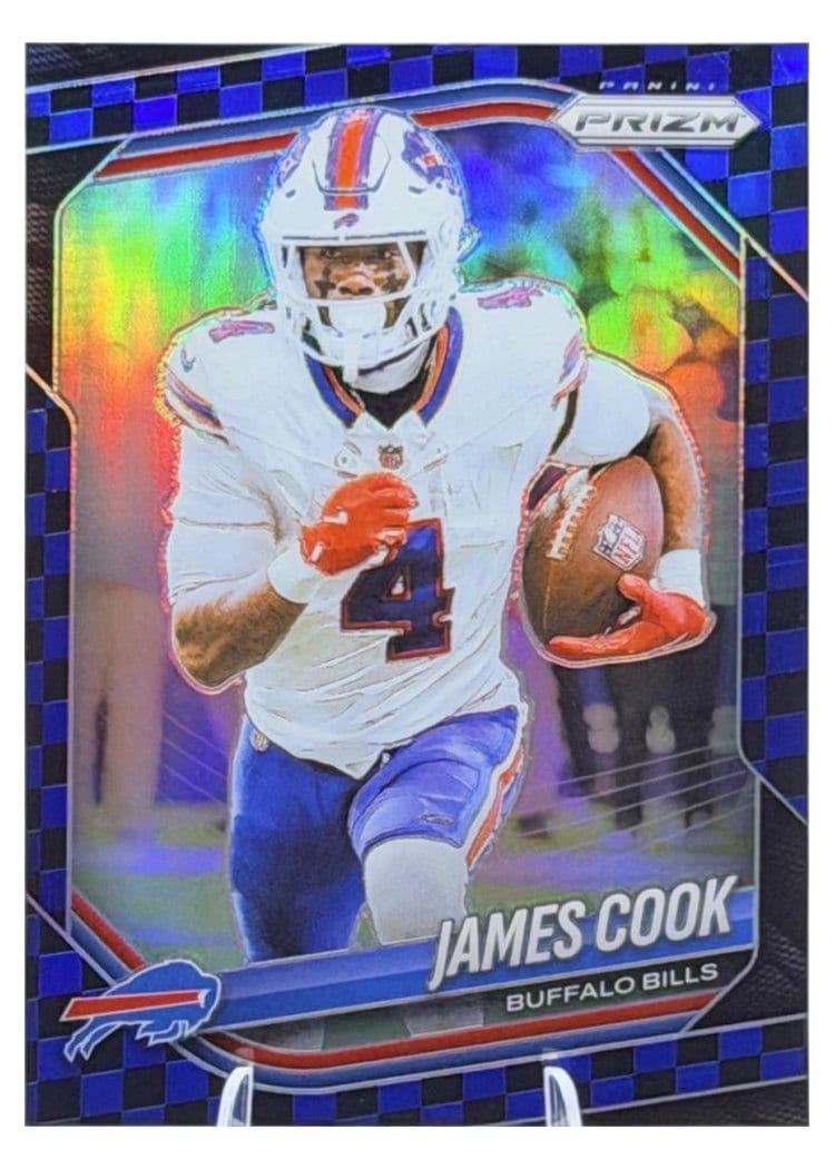 2025 Panini Prizm Base Set James Cook #27 card