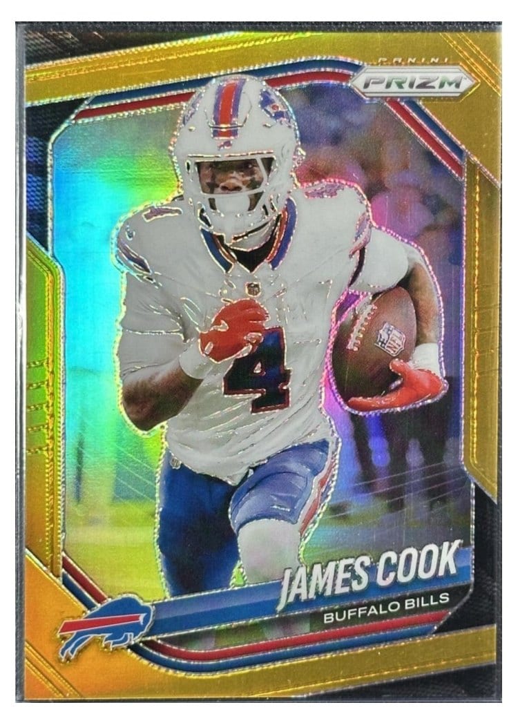 2025 Panini Prizm Base Set James Cook #27 card