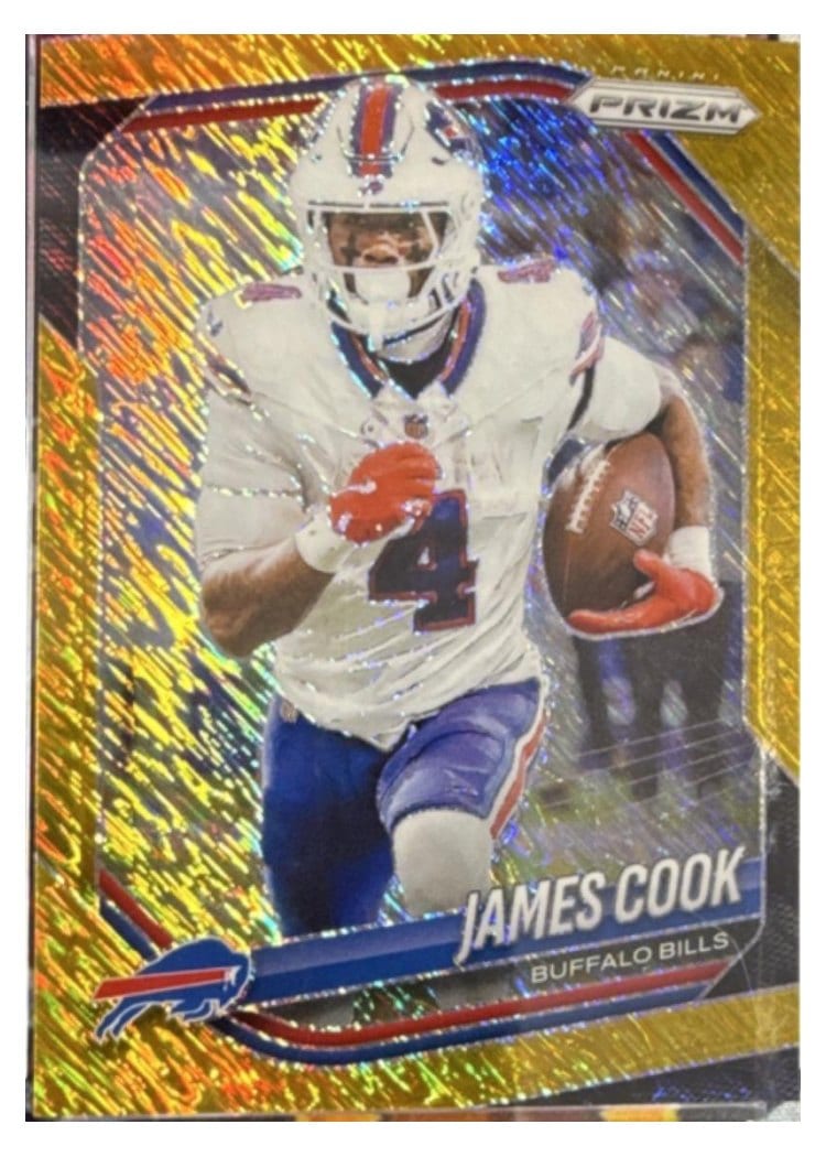 2025 Panini Prizm Base Set James Cook #27 card