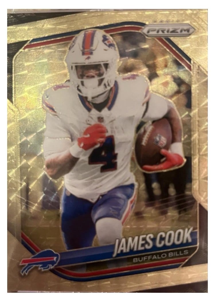 2025 Panini Prizm Base Set James Cook #27 card