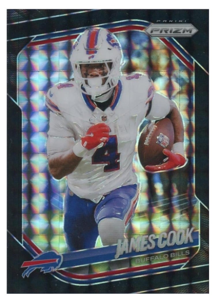2025 Panini Prizm Base Set James Cook #27 card