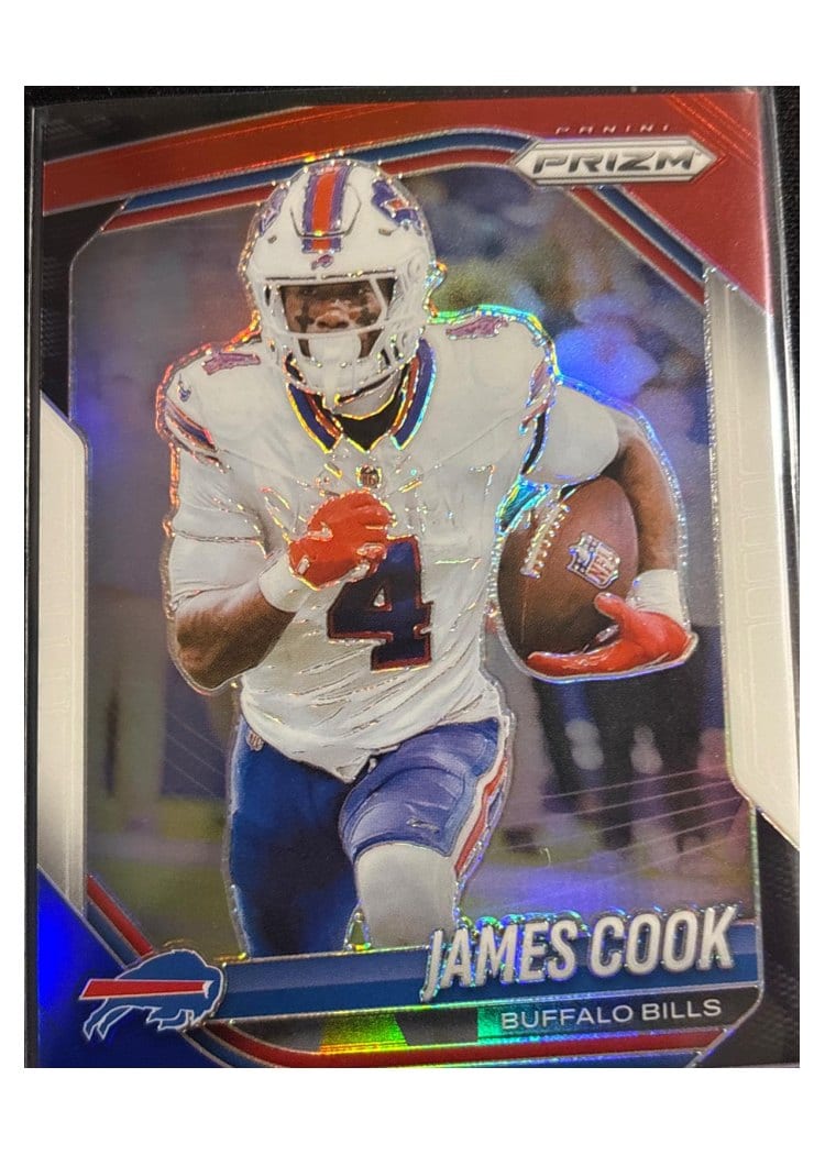 2025 Panini Prizm Base Set James Cook #27 card