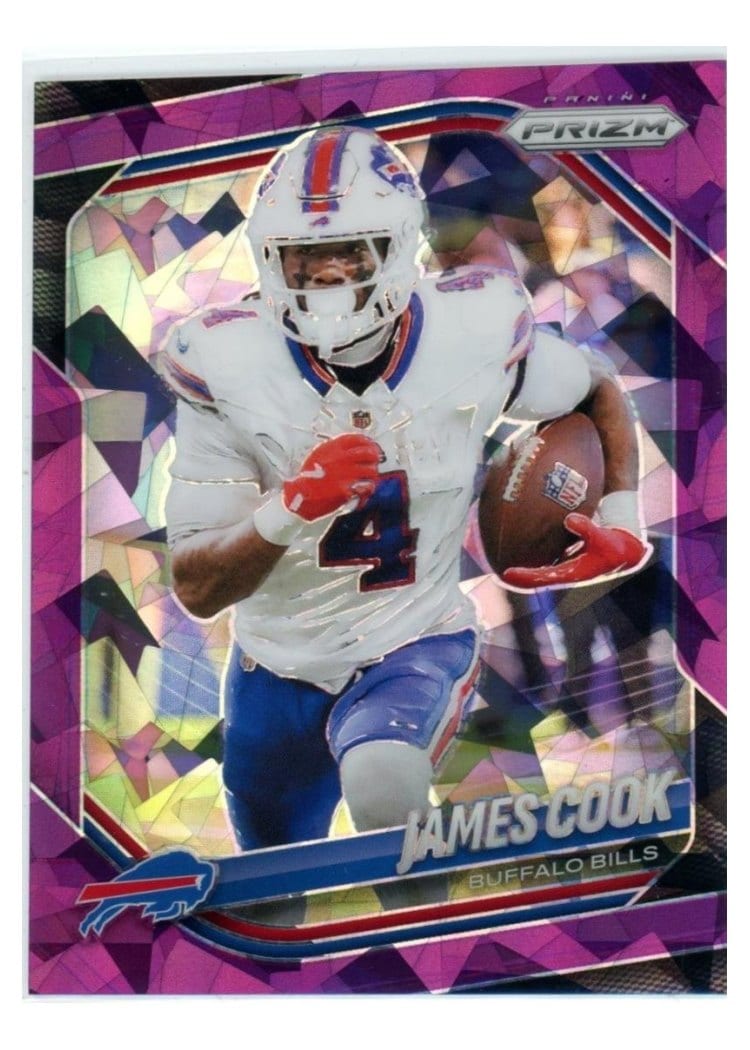 2025 Panini Prizm Base Set James Cook #27 card