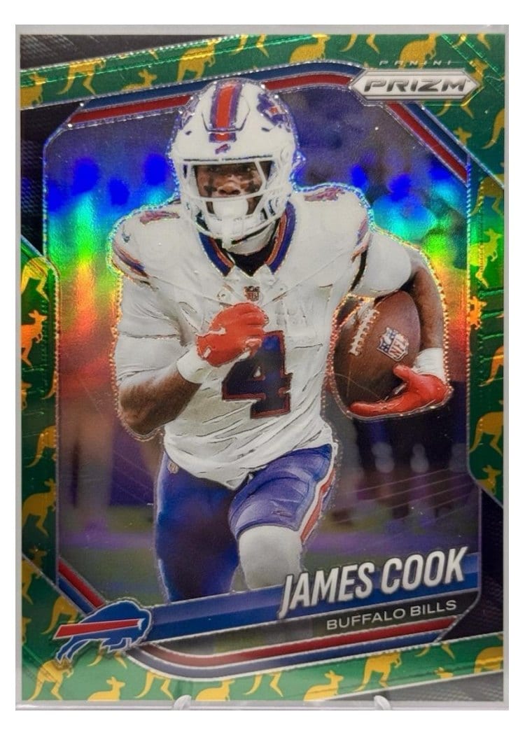 2025 Panini Prizm Base Set James Cook #27 card