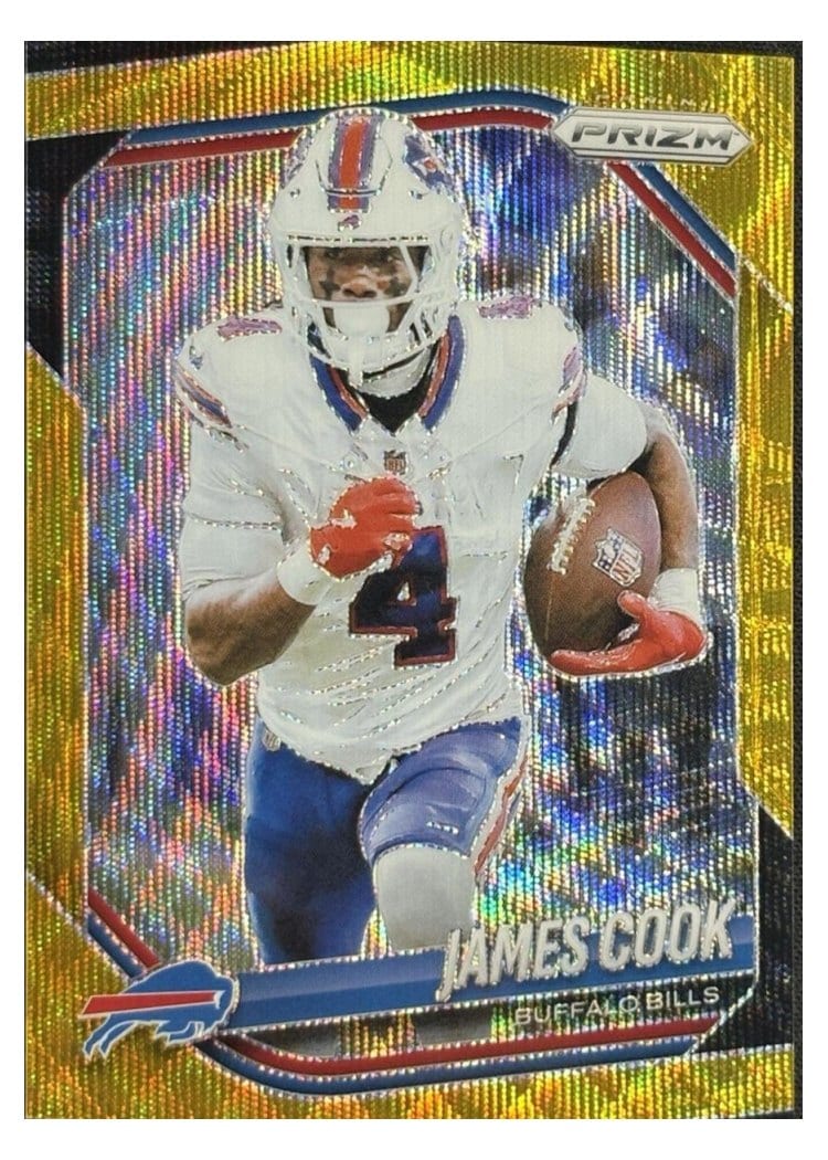 2025 Panini Prizm Base Set James Cook #27 card
