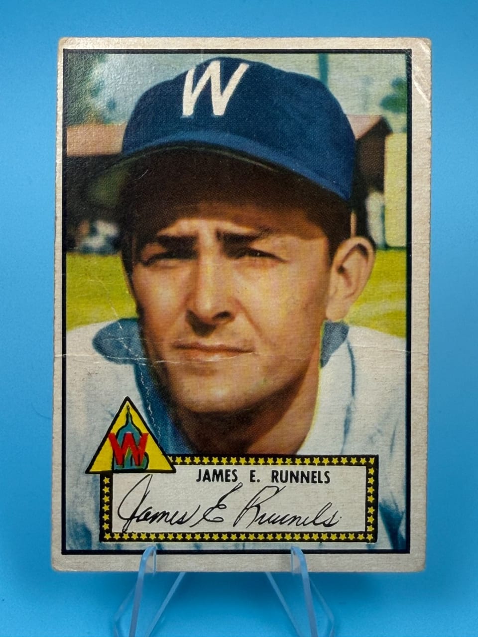 1952 Topps James E. Runnels #2 card