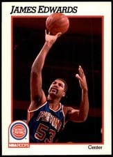 1991-92 Hoops Base Set James Edwards #61 card