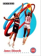 1991-92 SkyBox Base Set James Edwards #82 card