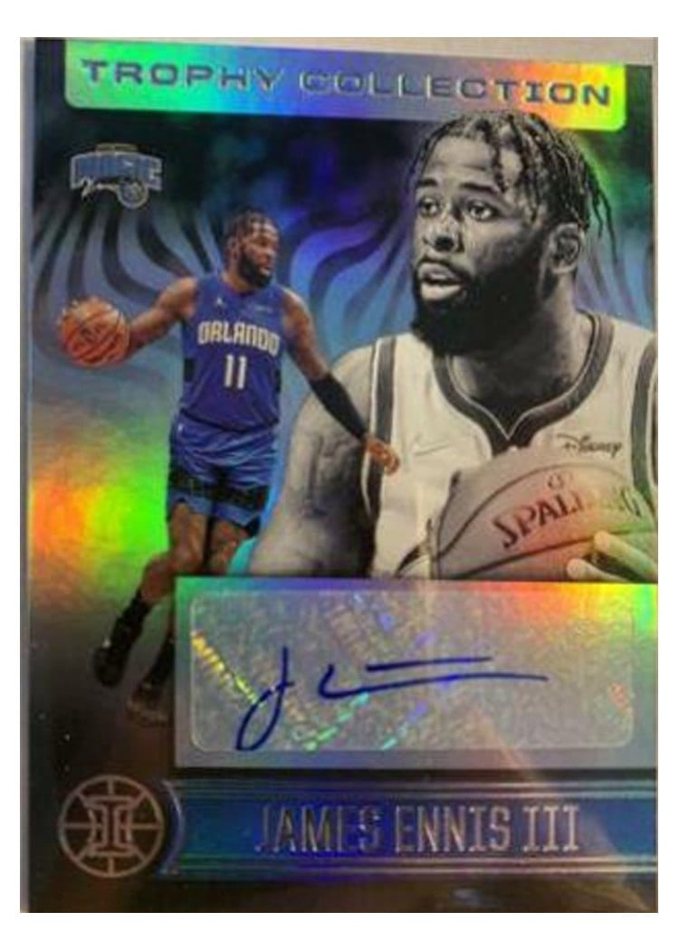 2020-21 Panini Illusions Trophy Collection Signatures James Ennis #TC-JEN card